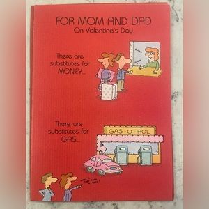 Vintage Valentine’s Day Card for Parents